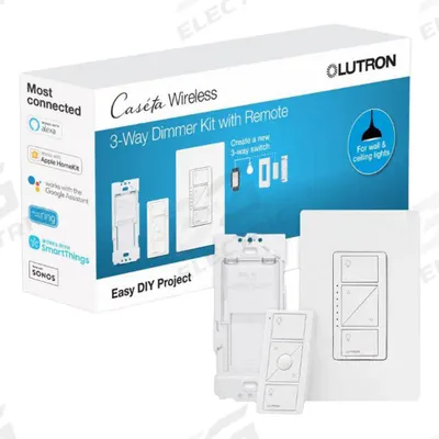 LUTRON In-Wall 3-Way Smart Dimmer Switch Kit: Smart Dimmer Kit - Smart Switch Kits
