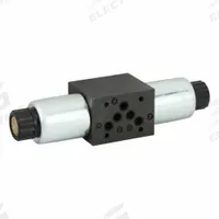 PARKER Hydraulic Directional Valve: 27.7 gpm Max Flow Rate, D05 NFPA Size, Three Positions, Manifold (MPN D3W009CNKW). Key specifications — attr1018253: PARKER; attr1018274: D05; attr1018283: Manifold; attr1018249: D3W009CNKW; attr1018300: Manual; attr1018289: D3W.