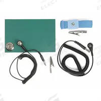 APPROVED VENDOR Static Control Kit: Cord/Ground Line and Alligator Clip/Mat/Wrist Strap, 4ECW4. Key specifications — Includes: Wrist Strap; Brand: APPROVED VENDOR.