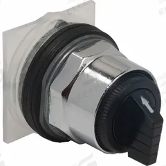 SQUARE D Selector Switch Operators: 30 mm Panel Mount Size, 3 Positions, Series 9001K (MPN 9001KS402FB). Key specifications — Action: Maintained/Maintained/Maintained; Brand: SQUARE D; Switch Bezel Material Type: Metallic.