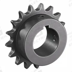 TSUBAKI Single Strand Sprocket: 40, For 1/2 in Chain Pitch, 1 1/4 in Bore Dia, 17 Teeth, Steel (MPN 40B17F-1 1/4). Key specifications — Brand: TSUBAKI.