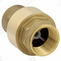 BONOMI VALVE: Swing, Inline Valve Body, 3/4 in Pipe Size, FNPT x FNPT, Brass, Female, NPT, NPT, Std (MPN 100012LF-3/4"). Key specifications — Brand: BONOMI.