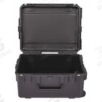 SKB Protective Case: 17 in x 22 in x 10 5/8 in Inside, No Foam, Black, 2 Wheels, 17 lb Wt, IP67 (MPN 3I-2217-10BE). Key specifications — Handle Style: Telescoping; Brand: SKB; Case Closure Type: Latches.