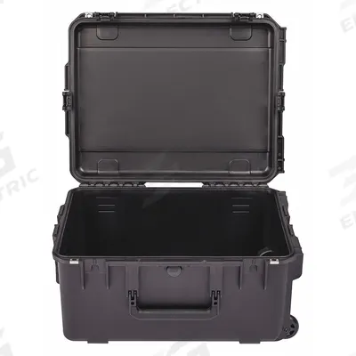 SKB Protective Case: 17 in x 22 in x 10 5/8 in Inside, No Foam, Black, 2 Wheels - Standard Protective Transport Cases