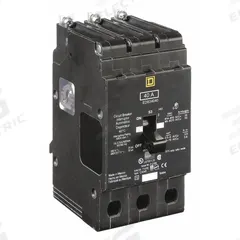 SQUARE D Miniature Circuit Breaker: 40 A, 277/480V AC, Three Phase, 18kA at 277/480V AC, 3 Poles (MPN EDB34040). Key specifications — Phase: Three; Amps: 40 A; AC Voltage Rating: 277/480V AC; Max. AIR Rating: 18kA at 277/480V AC; For Use With: Square D NF Panelboards; Brand: SQUARE D.