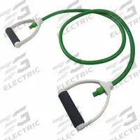 CHAMPION SPORTS Exercise Resistance Band: Green, 80 lb Resist Wt Equivalent, 12 in Overall Lg (MPN xt8). Key specifications — attr1007531: Elastic; attr1007525: Green; attr1007527: Plastic.