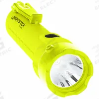 NIGHTSTICK Safety-Rated Flashlight: 160 lm, 14 hr Run Time at Max Brightness, 180 m Max Beam, Green (MPN XPP-5420G). Key specifications — Brand: NIGHTSTICK; Battery Requirements - Broad: Requires 3 AA.
