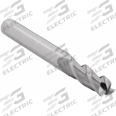 OSG Square End Mill: Carbide, 3 Flute, 4 mm Mill Dia, 14 mm LOC, 51 mm OAL (MPN 403-1575) - General Purpose Carbide Square End Mills