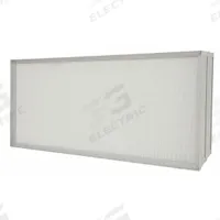 GRAINGER HEPA Air Filter: 24 in x 48 in x 5 in, 99.99% Filter Efficiency, Downstream Face (MPN 19RR65). Key specifications — Brand: GRAINGER; Frame or Header Material: Aluminum.
