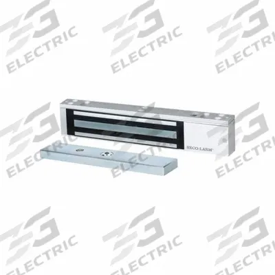 SECO-LARM Electromagnetic Lock: 9 7/8 in Lg, 1 in Wd - Single-Door Magnetic Locks