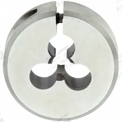 CLE-LINE Round Threading Die: #10-32 UNF, 13/16 in OD, Adj, High Speed Steel (MPN C65744)