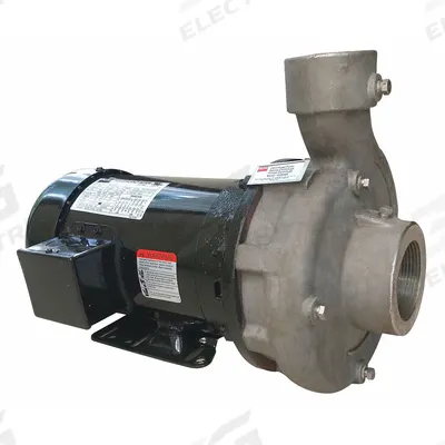 Dayton Centrifugal Pump: 2 hp, 208-240/480V AC, 50 ft Max Head, 2 1/2 in - 2 to 3 HP Straight Centrifugal Pumps