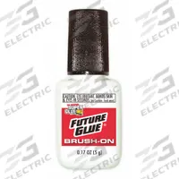 SUPER GLUE Instant Adhesive: Future Glue, Gen Purpose, 0.17 fl oz, Bottle, Clear, Thin Liquid (MPN 15111). Key specifications — Series: Future Glue; Standards: MIL-A-46050C Type II Class 2; Primary Applications: General Purpose; Materials Bonded: Rubber; Brand: SUPER GLUE; Secondary Compatible Materials: Wood.