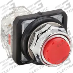 DAYTON Extended Push Button Operator: Non-Illuminated, Extended Profile, Metallic, 30 mm, 1NO/1NC (MPN 30G430). Key specifications — Brand: DAYTON; Action: Momentary; Series: Dayton; Terminal Connection: Pressure Plate; Push Button Material Type: Metallic.