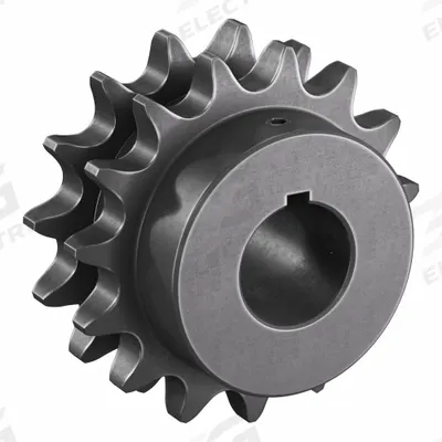 TRITAN Roller Chain Sprocket: 60-2, For 3/4 in Chain Pitch, 1 1/4 in Bore Dia - Size 60-2 Fixed-Bore Roller Chain Sprockets