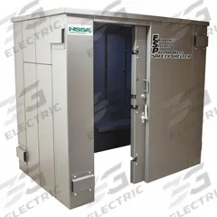 ESP SAFETY SHELTER Tornado Shelter: 25 Person Capacity, Carbon Steel, 87 in Exterior Dp (MPN SR84x144G). Key specifications — Material: Carbon Steel; Standards: NSSA; Brand: ESP SAFETY SHELTER.