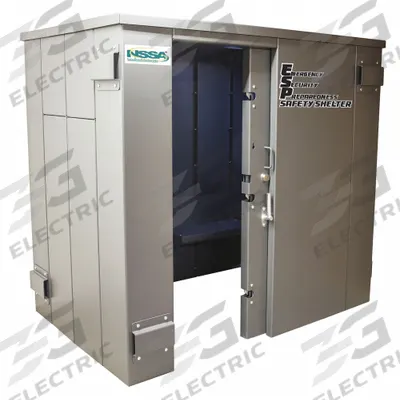 ESP SAFETY SHELTER Tornado Shelter: 25 Person Capacity, Carbon Steel - Tornado & Storm Shelters