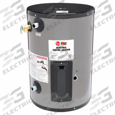RHEEM-RUUD Point-of-Use Electric Water Heater: 120V AC, 10 gal, 3,000 W, Single Phase - Compact Commercial Electric Water Heaters