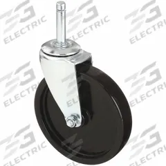 APPROVED VENDOR Stem Caster: Swivel, No Brake, 5 in Wheel Dia., 1 in Wheel Wd, Polyolefin, Plastic (MPN F1IB05041S-S20). Key specifications — attr1111099: APPROVED VENDOR; attr1111095: Black; attr1176855: Swivel.