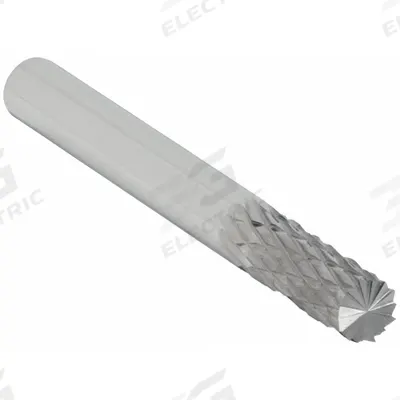 OSG Solid Router Bit: Diamond Cut, End Mill, 5/32" Cut Dia, 9/16" LOC (MPN 415-1562) - Diamond-Pattern Router Bits for Steel & Hardened Steel
