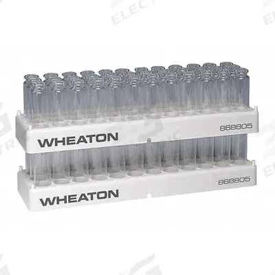 WHEATON Tube Rack: 3 5/8 in Overall Wd, 1 1/8 in Overall Ht, 12 5/8 in Overall Lg - Lab Storage Racks