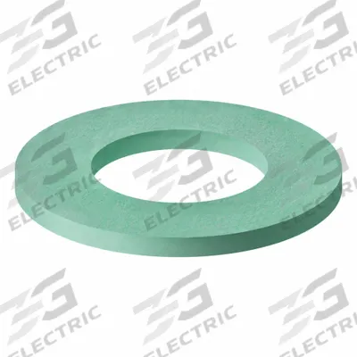 Grainger Bonded Sealing Washer: Buna-N, Green, 1 in Inside Dia, 2 in Outside Dia - Single-Piece Sealing Washers