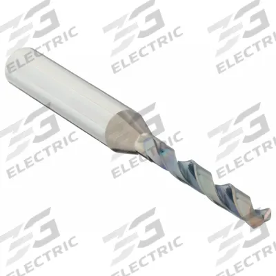 OSG Jobber Length Drill Bit: 1/8", 140° R-Thinning Point - Solid Carbide Jobber-Length Drill Bits for Steel & Cast Iron