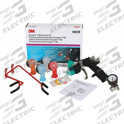 3M HVLP Spray Gun: HVLP, 1/2 in to 12 in, 1/4 in Air Inlet Size, Paints - HVLP Spray Guns