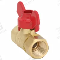 WINTERS Manual Two-Way Ball Valve: 1/4 in, Brass, Straight, FNPT x FNPT, 400 psi Max. Pressure (CWP) (MPN SMV533LF). Key specifications — Brand: WINTERS; Stem Material: 300 Stainless Steel; Handle: Tee.