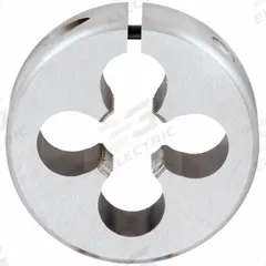 OSG Round Threading Die: M22x2.5 Metric, 50 mm OD, Adj, High Speed Steel (MPN 46263)