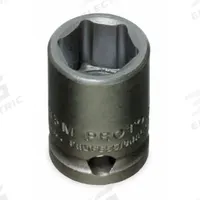 PROTO Impact Socket: 3/8 in Drive Size, Metric, 6 mm Socket Size, 6-Point, Std, 1 3/32 in Overall Lg (MPN J7206M). Key specifications — attr1215501: PROTO; attr1215515: Black Oxide; attr1215518: 6 mm.