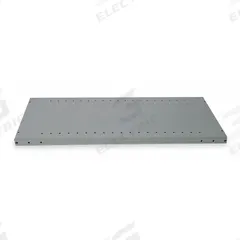 HALLOWELL Shelf: 36 in Overall Wd, 24 in Overall Dp, Solid Shelf, 18 ga, Dark Gray, 5 PK (MPN 5139-3624-5HG). Key specifications — attr37155: Dark Gray; attr37156: Powder Coated; attr55828: (20) Clips; attr37160: Steel; attr33654: HALLOWELL.