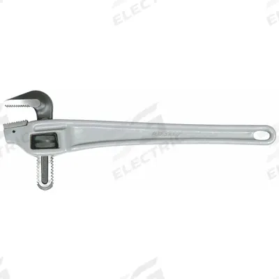 WESTWARD Offset Pipe Wrench: Aluminum, 3 in Jaw Capacity, Serrated, 24 in Overall Lg - Offset Pipe Wrenches