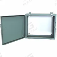 HAMMOND Electrical Enclosure: Steel, 20 in x 24 in x 8 in, NEMA 12/13/3R/4, w/Panel, Solid Cover (MPN 1418N4ER8). Key specifications — Closure Method: Clamps; Brand: HAMMOND; Knockouts: Not Included.