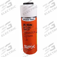 POWER TEAM Hydraulic Cylinder: Single Acting, 25 ton Nominal Capacity, 6 in Nominal Stroke Lg, Steel (MPN C256C). Key specifications — attr98927: POWER TEAM.