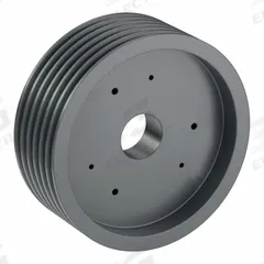 APPROVED VENDOR V-Belt Pulley: B124, 6 Groove, 12.75 in OD, Bushed Bore, SF, Quick Detachable (MPN 6B124SF). Key specifications — Pulley Industry Number: B124; Pitch Diameter: 12 in (4L, A); For Belt Section (broad, with similar types): 4L, A, or AX.