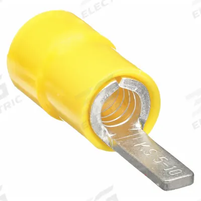 POWER FIRST Pin Terminal: Yellow, Vinyl - Insulated Pin Terminals