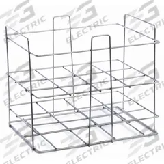 MARLIN STEEL WIRE PRODUCTS Bottle Rack: Washing Rack, Stainless Steel, Natural, Silver (MPN 02482001-38)
