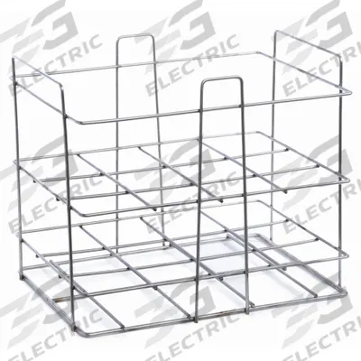 MARLIN STEEL WIRE Bottle Rack: Washing Rack, Stainless Steel, Natural, Silver (MPN 02482001-38) - Machining