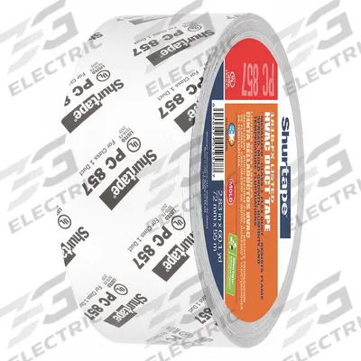 SHURTAPE Duct Tape: Medium Duty, Silver, 2 7/8 in Wd, 60 1/8 yd Lg, 14 mil Thick - UL-Printed Duct Tape