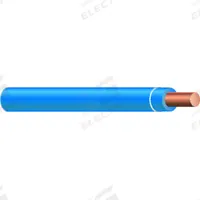 Wire: Copper, 12 AWG, 2 Conductors, Solid, Blue/White/Blue, 1,000 ft Lg, THHN/THWN (MPN 58614501). Key specifications — Voltage: 600 V; Brand: SOUTHWIRE.