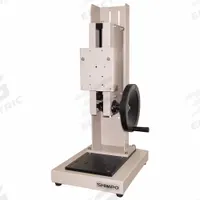SHIMPO Hand Wheel Operated Test Stand: Hand Wheel Operated Test Stand, FGE/FGV/MF Series (MPN FGS-200W). Key specifications — Product Type: Hand Wheel Operated Test Stand; Compatible with Manufacturer Model Number: MF Series; Compatible Product Type: Force Gauges; Brand: SHIMPO.
