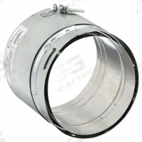 Vent Adapter: 6 in Duct, 6 in Lg, Steel, Category I, Outer Galvanized Steel w/ Inner Aluminum Liner (MPN 6EUA-F). Key specifications — Finish: Galvanized; Brand: AMERI-VENT; Product Type: Universal Adapter; Material: Steel; Connection Type: Snap Lock; Vent Material: Outer Galvanized Steel w/ Inner Aluminum Liner.