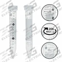 APPROVED VENDOR Centrifuge Tube: Centrifuge Tube, Polypropylene, 15 mL Capacity - mL, Conical, HDPE (MPN C2901). Key specifications — Brand: APPROVED VENDOR; Graduated: Yes; Closure Color: Natural; Includes: Flat Screw Cap; Includes Closure: Yes; Body Color: Colorless; Bottom Shape: Conical; Body Material: Polypropylene.