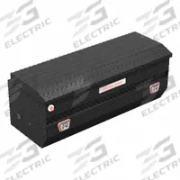 WEATHER GUARD Utility Chest Truck Box: Utility Chest Truck Box, Aluminum, 20 in Overall Dp, Keyed (MPN 624-52-04). Key specifications — Brand: WEATHER GUARD; Color: Matte Black; Latch Type: Push Button.