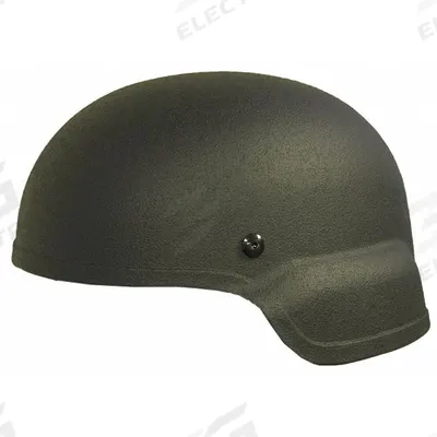 UNITED SHIELD Level IIIA Mid Cut Helmet: L Fits Hat Size, Aramid, 3/4 in Pad Thick