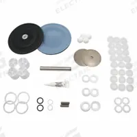 GRACO Fluid End Repair Kit: Fluid End Repair Kit, 17F123, PTFE, PTFE. Key specifications — Manufacturer Part Number: 17F123.