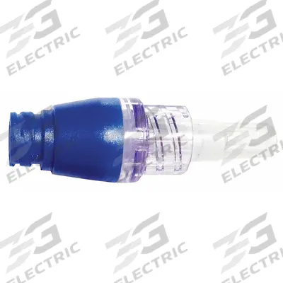 MEDSOURCE Connector: 3 in Overall Lg, Polycarbonate - IV Accessories