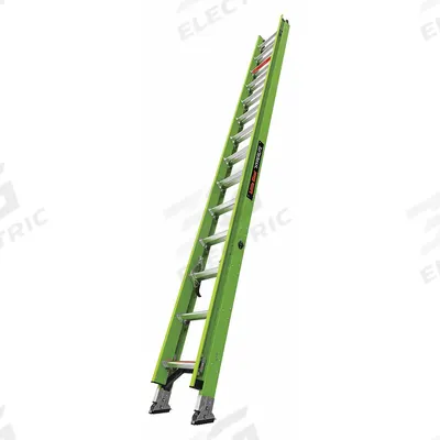 LITTLE GIANT Extension Ladder: 28 ft Ladder Size, Fiberglass, 375 lb Load Capacity - Non-Conductive Fiberglass Extension Ladders