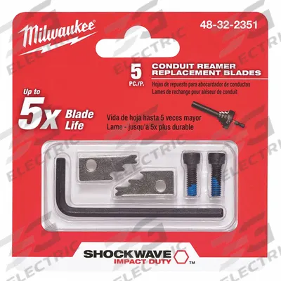 MILWAUKEE Replacement Blade: For Grainger No. 53KK03, For Mfr No. 48-32-2350, 2 Blades Included - Blades for Pipe, Tubing & Conduit Cutters